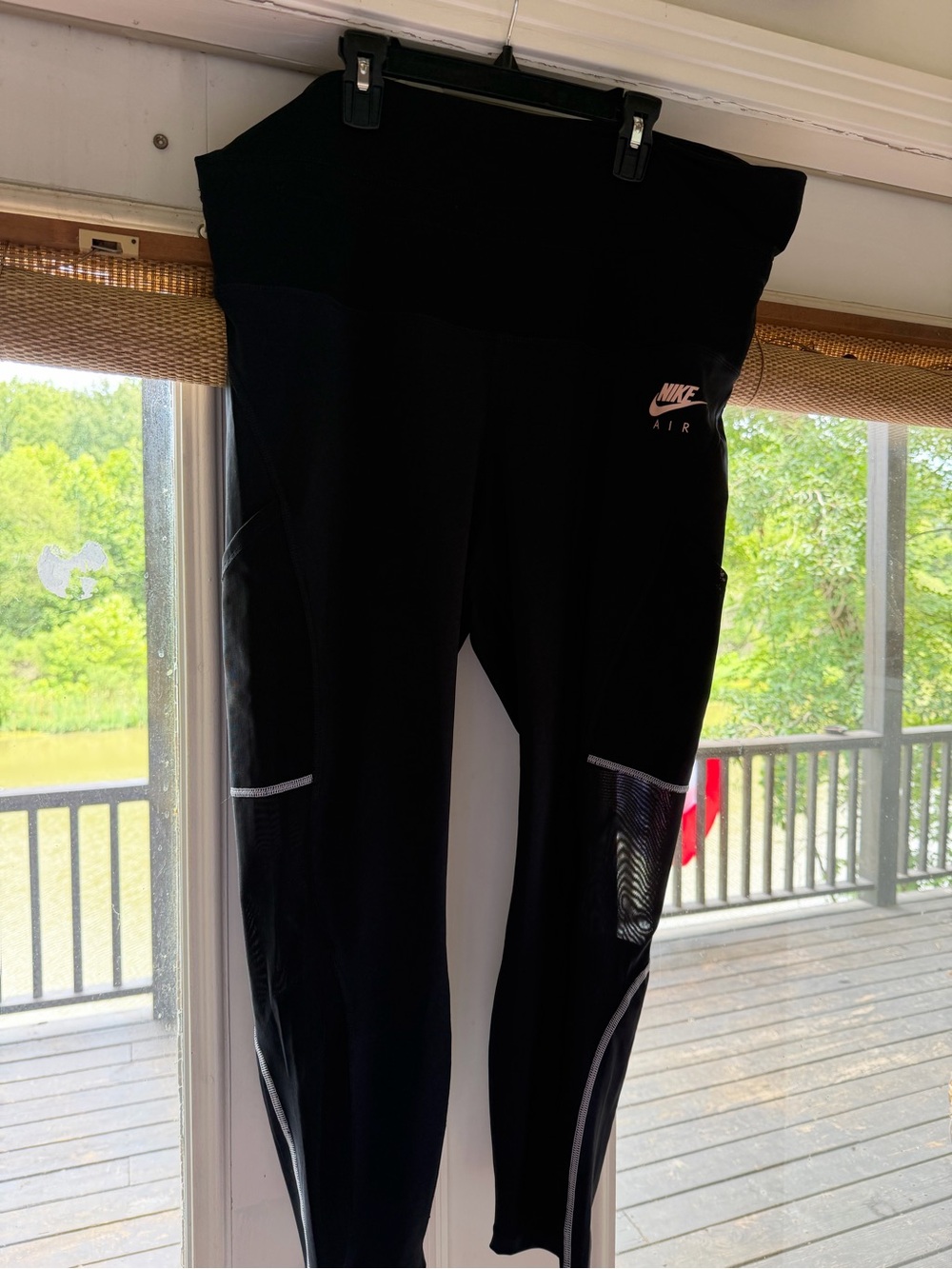 WOMENS 2X PLUS Nike Air Black High-Waist Leggings